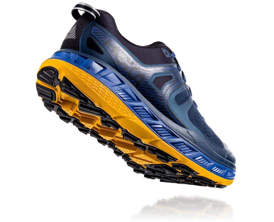 Tenis Trail Hoka One One Masculino Azul Marinho - Stinson Atr 5 - 925-CZVDJX